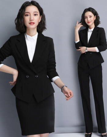 新品面试正装公司前台工作服酒店销售银行工装西装外套女士商务正装
