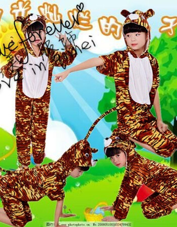 六一儿童小动物演出表演服装小猫老鼠小猪卡通幼儿园睡衣舞蹈服饰qss