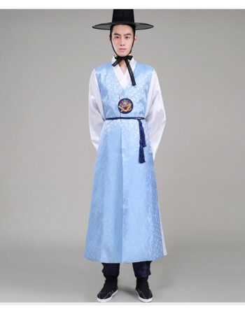 蒂卡黛韩国传统韩服改良朝鲜族服装大长今古装民族舞蹈舞台演出服装男