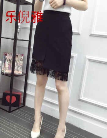 乐倪雅(le ni ya)大码女装开叉半身裙 200斤胖mm