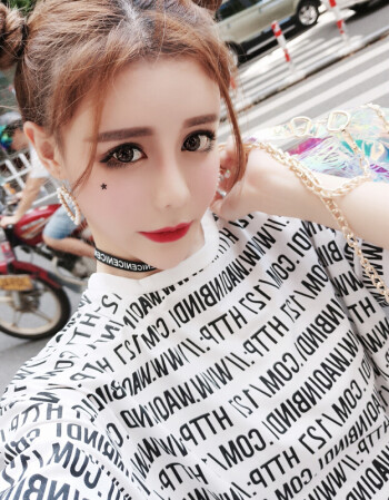 快手红人社会女衣服韩版2018夏bf宽松学生潮流网红同款衣服女上衣