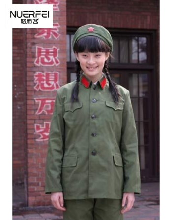 芳华 黄轩钟楚曦苗苗 电影同款绿军装男女65式怀旧绿军装服装套装老兵