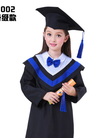 儿童博士服毕业礼服幼儿园学士服毕业照服装博士帽小学生演出服装