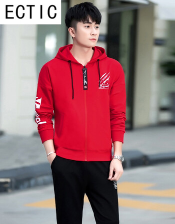 62158男款红色(外套 裤子) 4xl