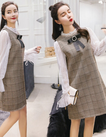 2018新款春装娇小女装矮个子时髦套装裙韩版省心搭配显高两件套潮ccdd