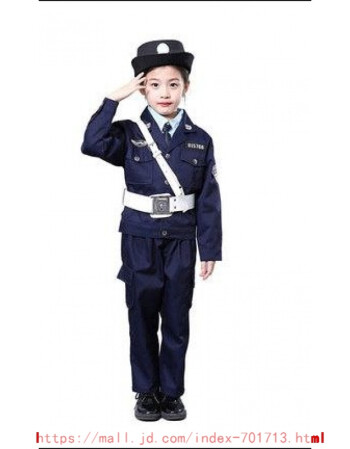 夏季儿童交警服装男童小军装儿童警察制服保安门卫演出服装cos小警察