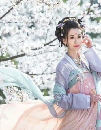 改良彼岸花汉服女广袖流仙裙襦裙古装服装仙女清新淡雅古风日常装579