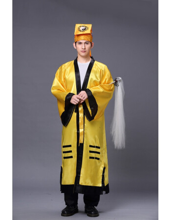 道士服装/道服法衣/道袍 太极 八卦衣 八卦经衣 黄mll 黄色道袍 黄色