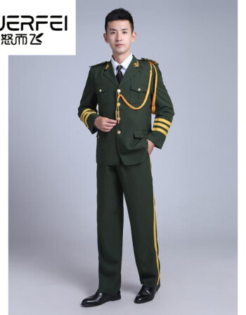 乐队服鼓号队演出服文工团军装礼服班仪仗队服升旗手服装男特种部队