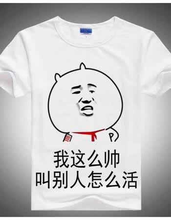 暴走漫画t恤 短袖男女恶搞笑金馆长内涵段子个性表情包带文字衣服 4