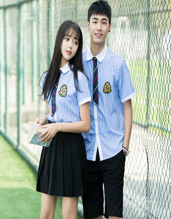 校服套装学院风韩国夏季小学初中高中学生毕业照英伦班服女jk制服 男
