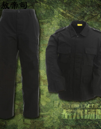 武警特警 军迷户外运动作训服 黑色套服常规bdu版型中东物资 黑色常规