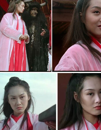 经典影视古装/大话西游朱茵原版紫霞仙子同款古装/红色侠女服剑客