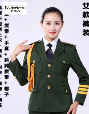 军装礼服海军制服军乐队鼓乐队演出服班升旗手仪仗队服装套装军人礼服