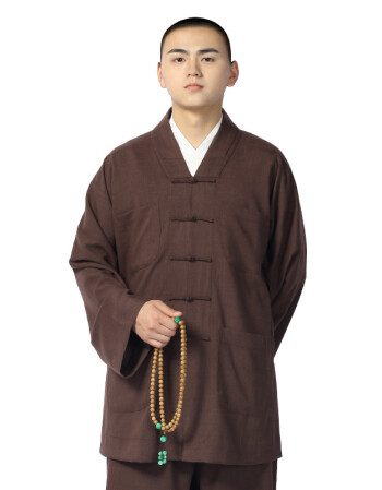 僧服新冰丝系列僧服短褂套装棉麻小褂僧衣套装僧装和尚服男女僧服
