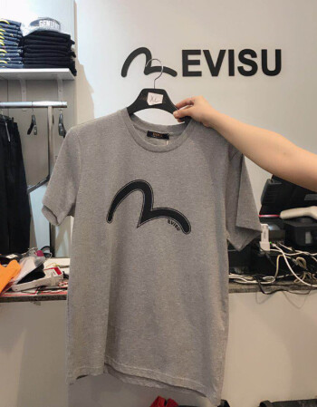 evisu韩国专柜现场采购 evisu福神短袖 t恤 夏季春季基础款 多色可选