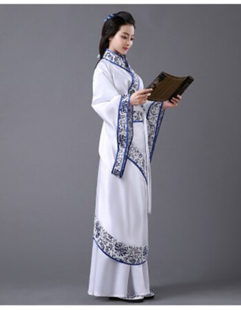 2018新品成人古装汉服古代服装唐装汉服1曲裾改良广袖
