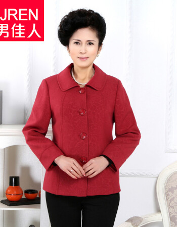 若男佳人40-50岁妈妈春装薄外套中老年女装老年人衣服