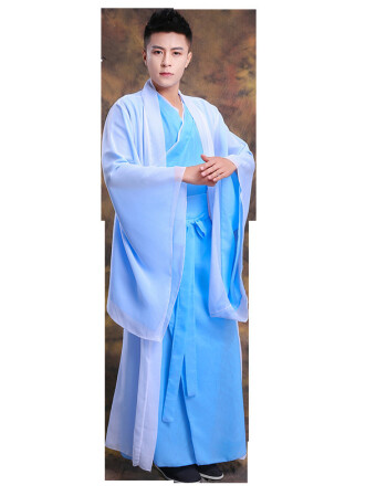 三生三世男古装帅气儒风汉服大氅宽袖长袍秀才侠客公子改良古风 天