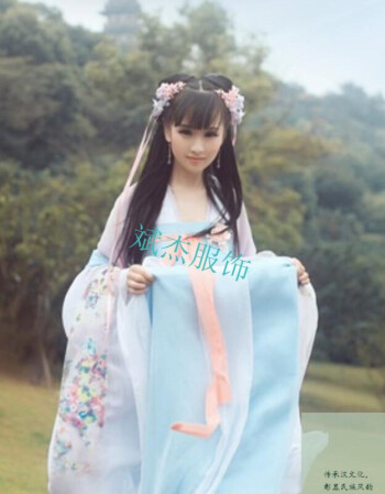 传统汉服女对襟齐胸襦裙古装服装仙女服广袖流仙裙汉唐中国风女装