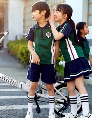 园园服夏装老师装新款儿童套装英伦学院风小学生校服班服夏季 男生款2