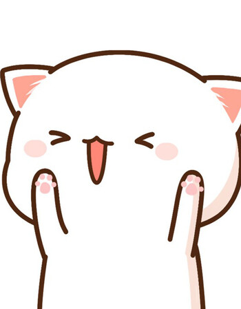 蜜桃猫图案t恤衣服可爱qq表情包情侣装微信礼物学生男女朋友短袖 10 s