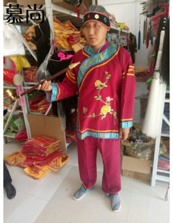 古装戏剧媒婆演出服装媒婆服装老太太服装地主婆服装丑婆服装ww 头套