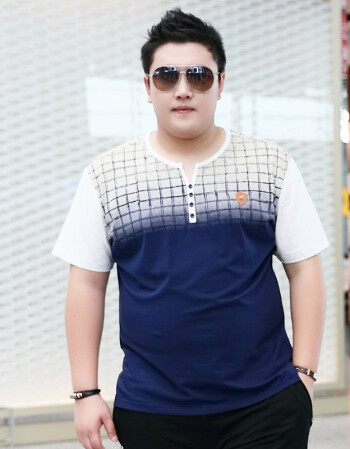 胖男人衣服超特大号男士莫代尔短袖t恤半袖加肥加大码