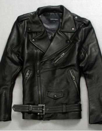 秋冬机车男士哈雷摩托服头层牛皮皮衣骑行服皮夹克加厚外套男时尚潮