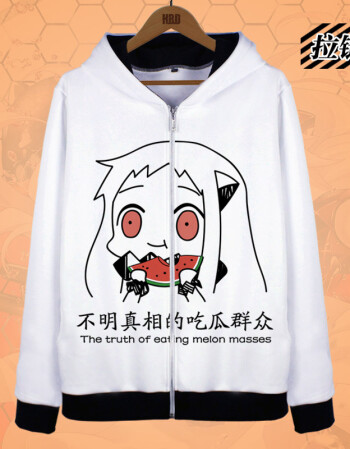 舰队collection北方栖姬舰娘表情包卫衣动漫周边北方酱吐槽外套 北方