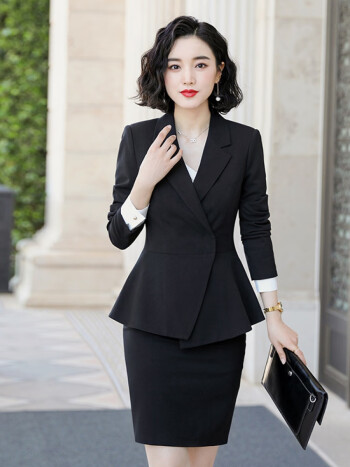 昂柏西装套装女韩版气质时尚春季新款职业女装商务正装工装工作服上衣