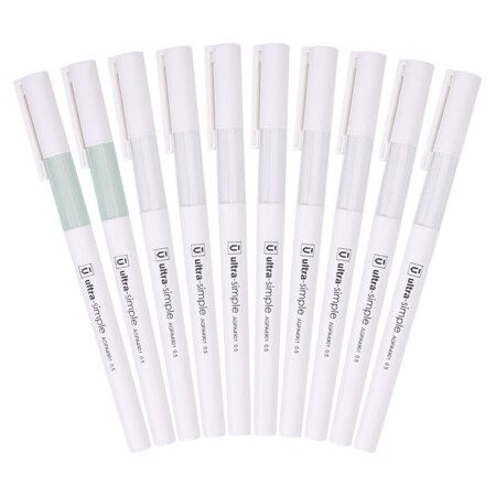 晨光 优品AGPA4901陶瓷球珠中性笔0.5MM黑色 10只/盒（单位：盒）