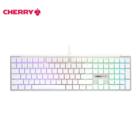 樱桃cherryg8a25000lyaeu1mxboard100rgb机械键盘有线键盘银色mxlp轴