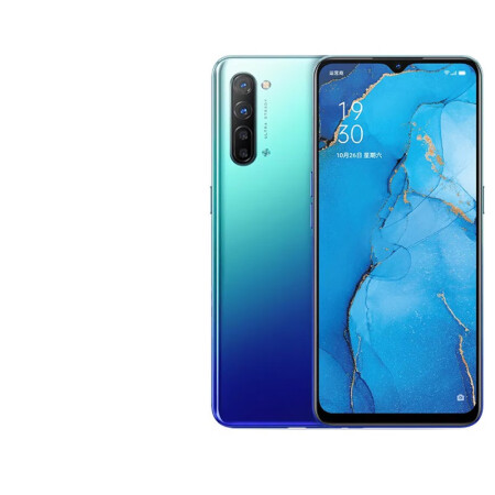 opporeno35g双模二手手机安卓游戏全面屏智能四摄视频双防抖蓝色星夜