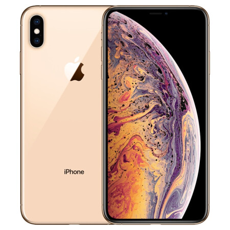 apple iphone xs max (a2104) 64gb 金色 移动联通电信4g手机 双卡双