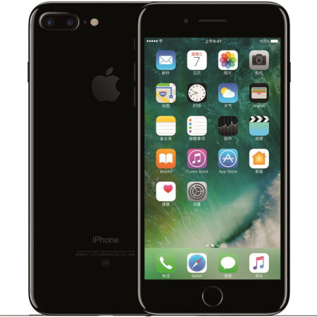 【ka】apple iphone 7 plus (a1661) 128g 亮黑色 移动联通电信4g手机