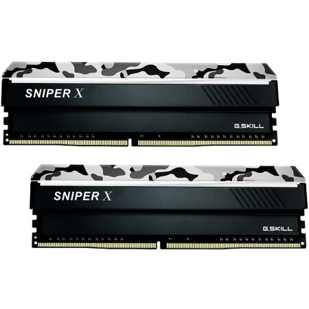 芝奇（G.SKILL）16GB(8G×2)套装 DDR4 3200频率 台式机内存条 Sniper X 狙击者