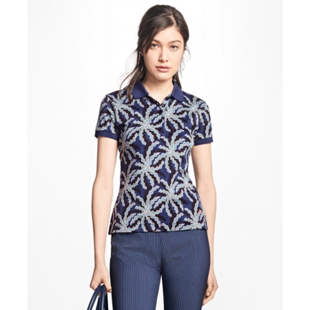 brooks brothers/布克兄弟 女装 女式短袖polo衫 q00853813 blue s