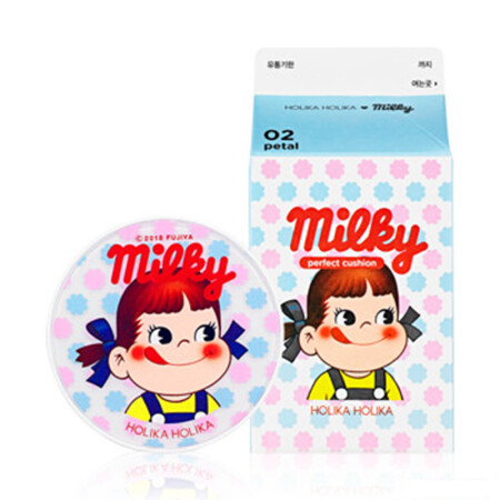 holika holika × peko联名不二家限定系列遮瑕提亮肤色保湿持久气垫