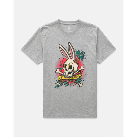 psycho bunny男士t恤短袖圆领骷髅兔logo图美国包邮包