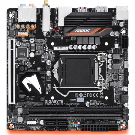 技嘉(gigabyte)b360n aorus gaming wifi 主板"吃鸡"电竞主板