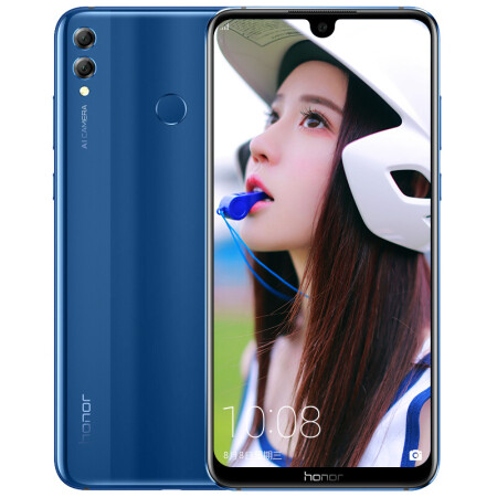 华为(huawei 荣耀8x max 霸屏实力 游戏手机 魅海蓝 全网通(4gb 64gb