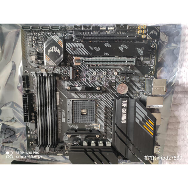 华硕(asus)tuf gaming b550m-plus 重炮手主板 支持 cpu 3600x/3700x