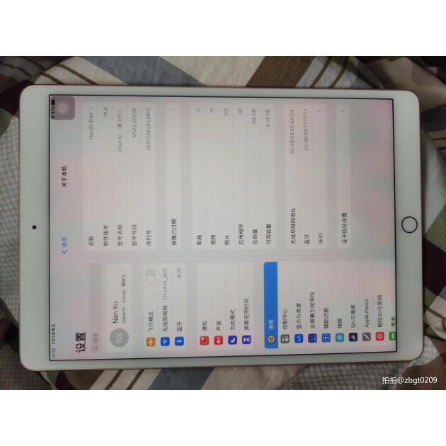 平板电脑 【新品上市】apple苹果2019新款ipad air3 10.