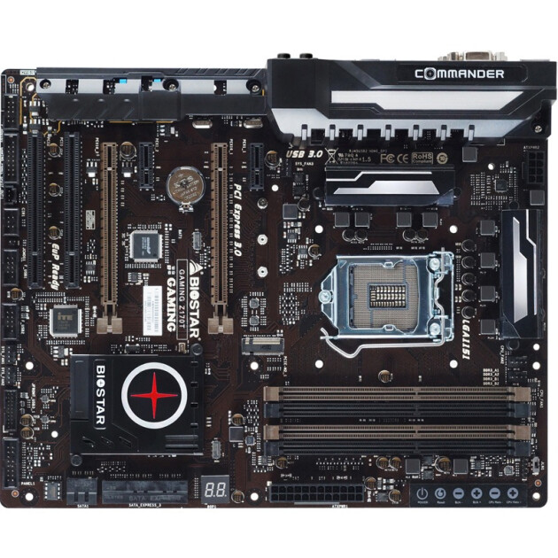 映泰(biostar)gaming z170t 主板(intel z170 lga 1151)