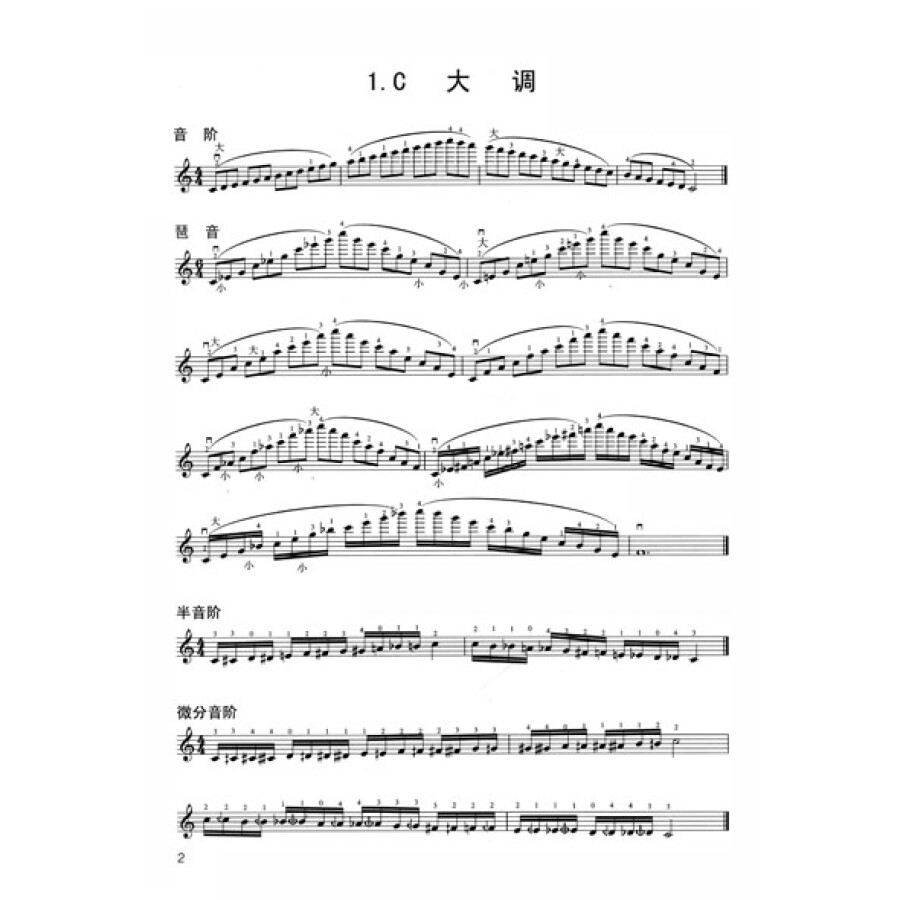 新概念小提琴音阶教程(附mp3光盘1张)