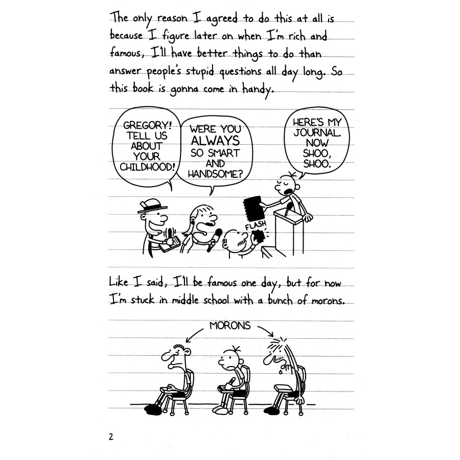 《diary of a wimpy kid小屁孩日记 英文原版》(jeff