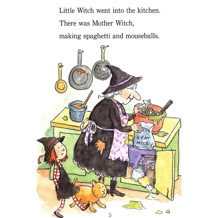 little witch goes to school [平装][5岁及以上][小巫婆上学]