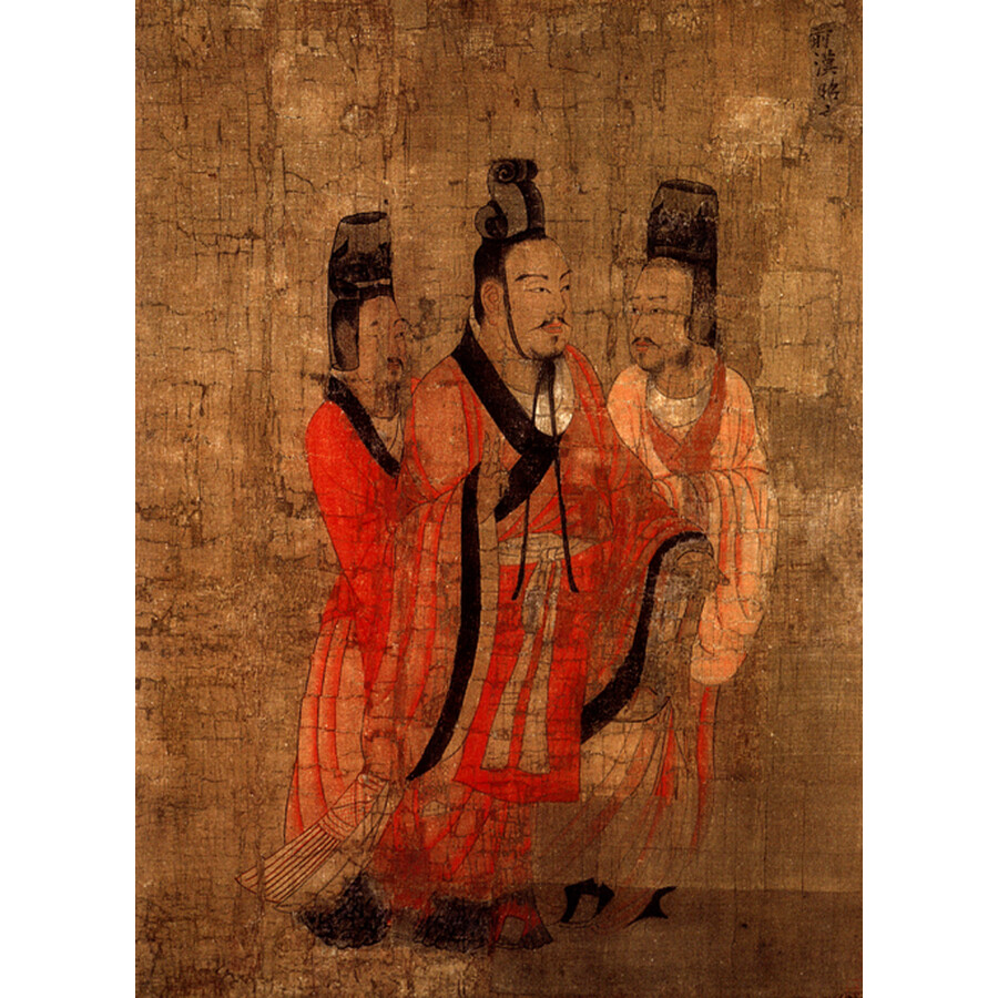 绘画 国画赏析 中国古代绘画精品集:历代帝王图