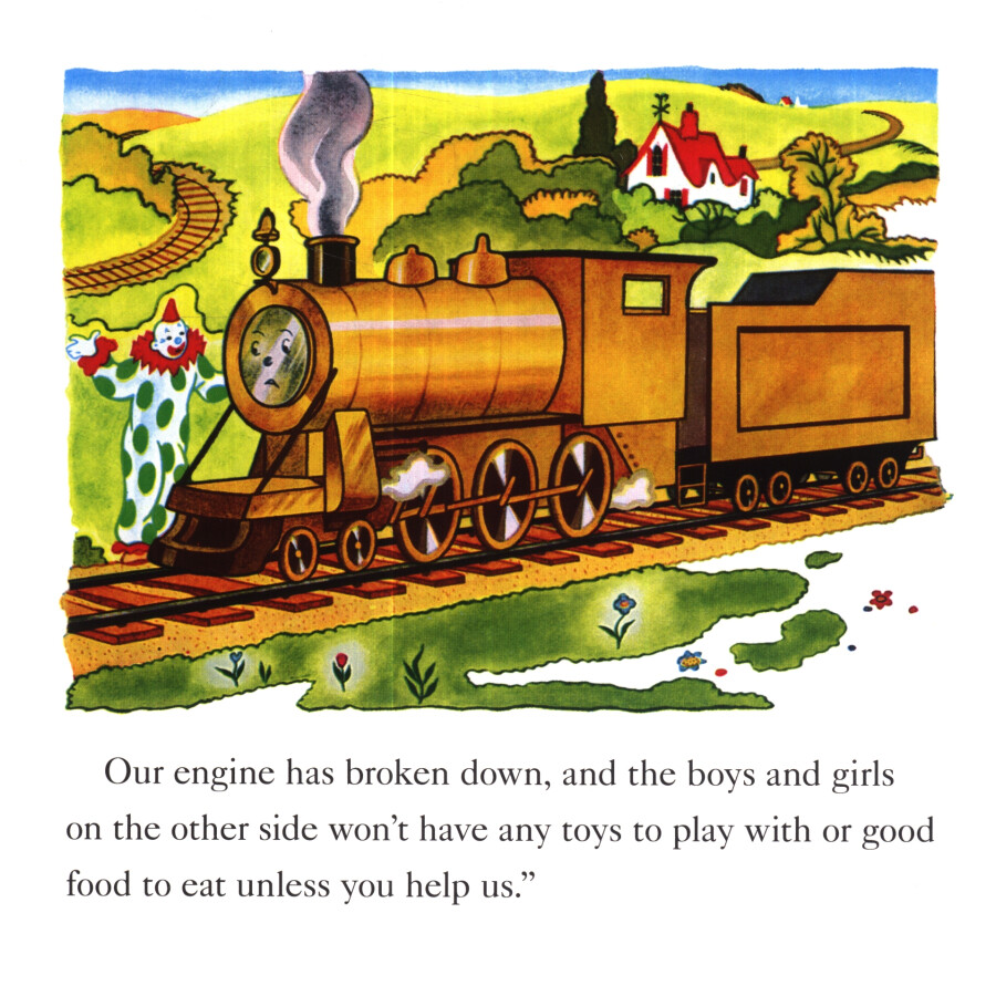 the little engine that could board book勇敢的小火车头 英文原版